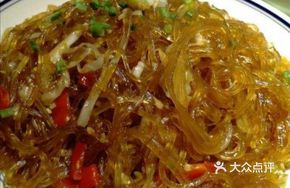 Sweet Potato Noodles with Minced Pork Soup