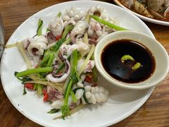 白灼鱿鱼-潮粥馆(长江花园店)