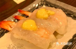 Durian Cheese Glass Shrimp Sushi