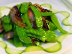 荷兰豆炒腊肉-打牙祭餐厅(动物园店)