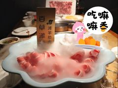 滩羊肋肉-百草滩羊清水涮羊肉(长城路店)