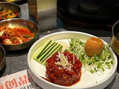 -草家酱蟹炭火烤肉店(珲春南路二店)