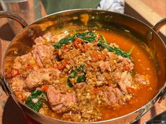 细嫩无边薄荷猪脑-浩海火燒雲傣家菜(芮欧百货店)