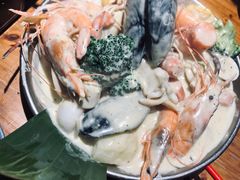 手抓海鲜蒜香奶油味-仓库南洋海鲜小排档(柳河路店)