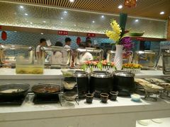 自助取餐区-美食每刻海鲜烤肉火锅自助(大润发店)