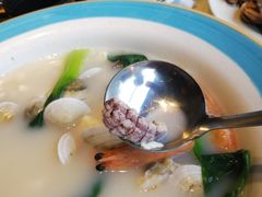 三鲜豆腐汤-渔民船说·北塘海鲜·天津菜·海肠捞饭(北塘古镇店)