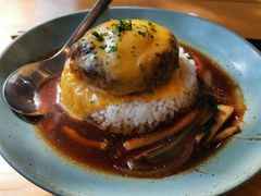 芝士牛肉汉堡咖喱饭-红小满休闲餐厅(十全街店)