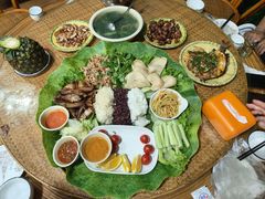 -沐毫傣泐云南菜孔雀宴•手抓饭傣味烧烤(曼听店)