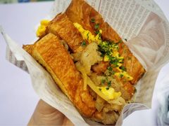 和風牛肉混蛋吐司-阿里山珍珠奶茶便当