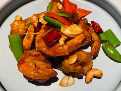 玫瑰宫保汁明虾-玫瑰厅上海菜(兴国路店)