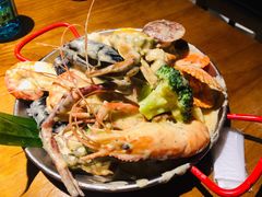 手抓海鲜蒜香奶油味-仓库南洋海鲜小排档(柳河路店)
