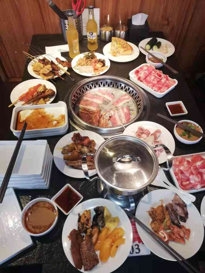 金达莱自助烤肉(总店)-"很满意,菜品丰富,大众点评还有优惠,非常.