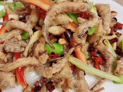 干煸鱿鱼须-金牌餐厅·天津菜·八珍豆腐·老爆三(瓷房子店)