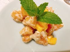 芥末芒果脆皮虾-闻见中国海南菜(K11店)