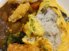 炸虾排咖喱蛋包饭套餐-池奈·咖喱蛋包饭(熙地港店)