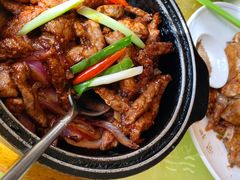 石锅黑椒牛柳-同和居(月坛店)