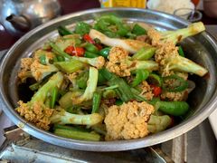 干锅有机菜花-老信阳菜馆(天通苑店)