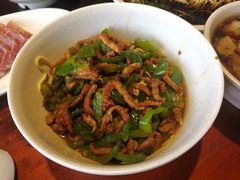 青椒肉丝拌面-花园茶楼(兴城西路店)