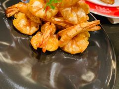 姜丝烹汁酥皮虾-北京王府井希尔顿酒店·秦唐中餐厅Chynna