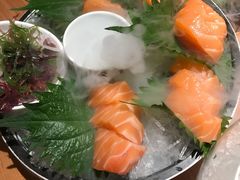 厚切深海三文鱼刺身-万岁寿司(天河领展店)