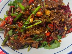 爆炒雪花吊龙牛肉-荆九爷爆炒桥头三嫩(浙大店)