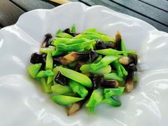 芥蓝炒鸡枞菌-素心小筑(后沙裕镇店)