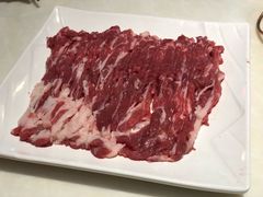 手工鲜切羊腿肉-阳坊胜利涮羊肉(禧乐汇店)