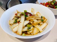 白玉菜梗炒肉-口味堂(惠济路店)