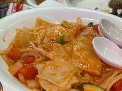 手工番茄面片-粟氏天府·东北烧烤(江南兴隆街店)