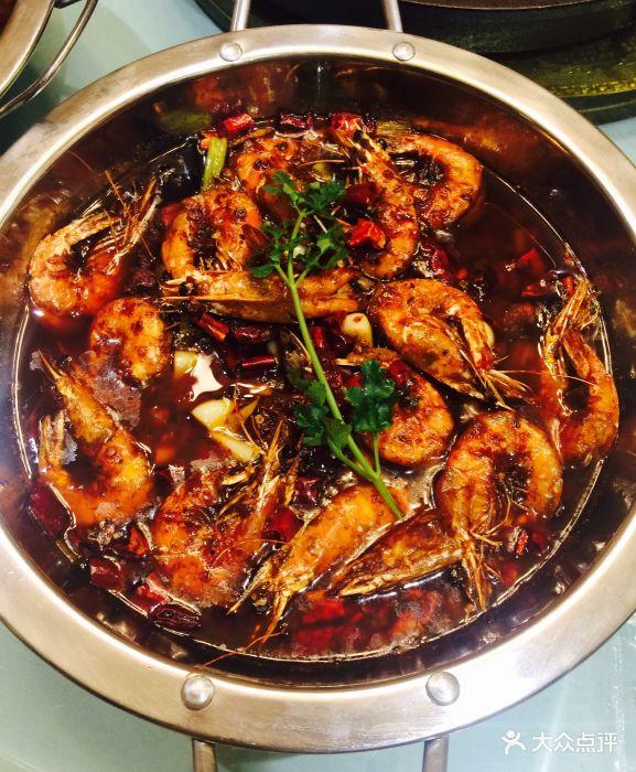 梅洛餐厅-香辣虾-菜-香辣虾图片-济南美食-大众点评网