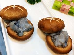 香菇酿黑虎虾滑-喜聚薈·花膠雞海鮮火鍋(越秀店)