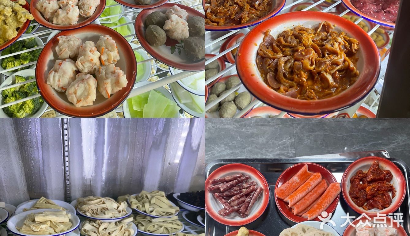 盘盘的边上会有干拌沾料 看起来就很有食欲