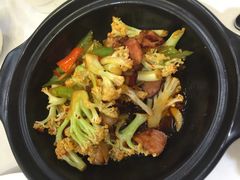 砂锅腊味菜花-峨嵋酒家(地安门店)