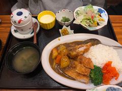 炸猪排咖喱定食-千懿六本木酒场(常熟路店)