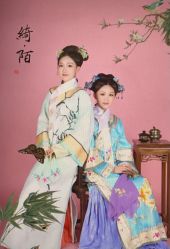 -后宫·古装汉服京剧儿童亲子全家福摄影