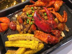 黑椒焗波斯大龙虾-好福记饭店(红梅公园店)