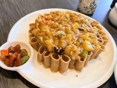 酸菜茄条扒莜面-紫泥369粗粮季四牌楼店(原鼓楼店)
