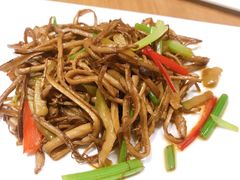 干煸茶树菇-枣子树·素食餐厅(普陀山店)
