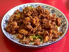 孜然羊肉-北大地皖峰饭馆