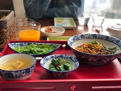 蟹粉葱油拌面-上海柏悦酒店·世纪100牛排馆