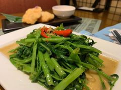 秘制虾酱炒空心菜-帕蓝·暹罗料理(曲阳店)