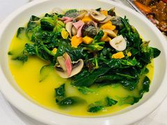 上汤金银蛋浸时蔬-乾隆美食·本帮菜(黄河路店)