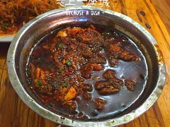 水煮肉片-雨田饭店