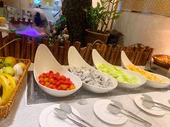 自助取餐区-杭州钱江新城万怡酒店-西餐厅