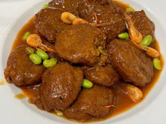毛豆烧藕饼-品大三·南京菜(大行宫店)