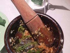 皮蛋青椒擂茄子-费大厨辣椒炒肉(黄兴中心广场店)