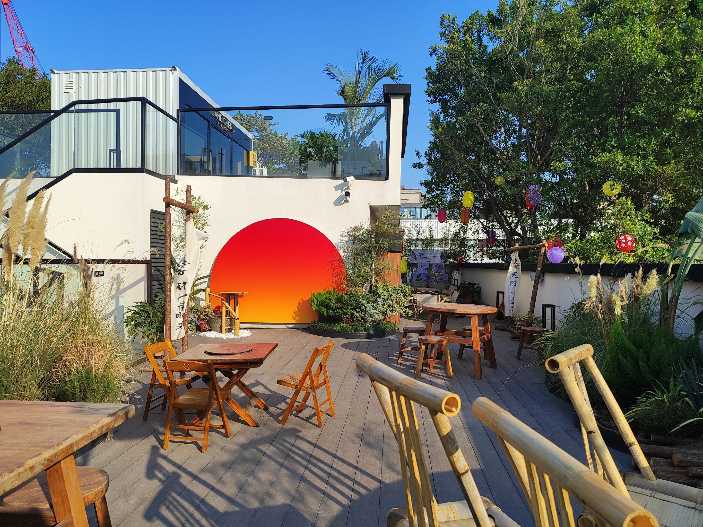 室外设计的悠闲时光