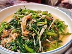 酸笋炒空心菜-浩海火燒雲傣家菜(静安芮欧店)
