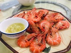 白灼罗氏虾-区海鸡场饭店(石壁店)