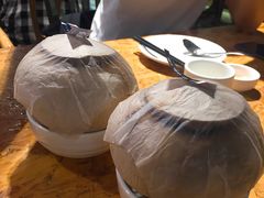 泰国椰皇炖乌鸡汤-陈鹏鹏潮汕菜(欢乐海岸 海边景观店)